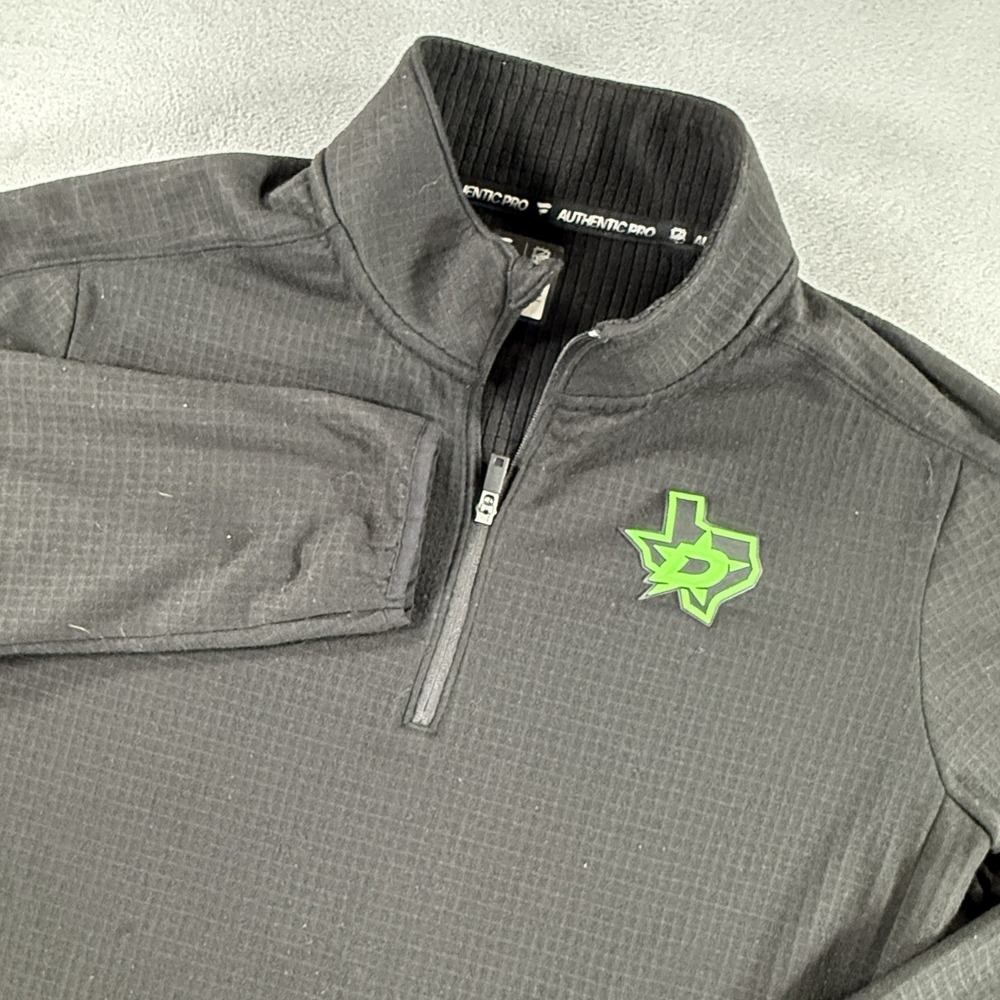 Fanatics NHL Dallas Stars Hockey 1/4 Zip Fleece Pullover Black Large